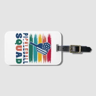 Pickleball Players Gift Idea Luggage Tag