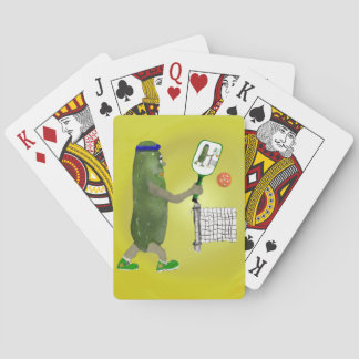 Pickleball Players Poker Cards