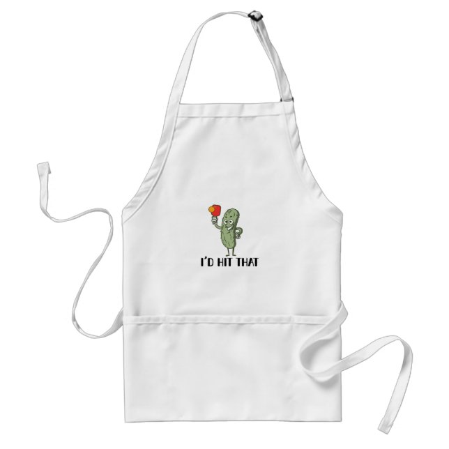 Pickleball Players | Sport Paddleball Gifts Adult Apron (Front)