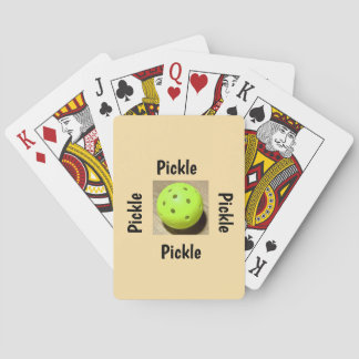 Pickleball poker cards