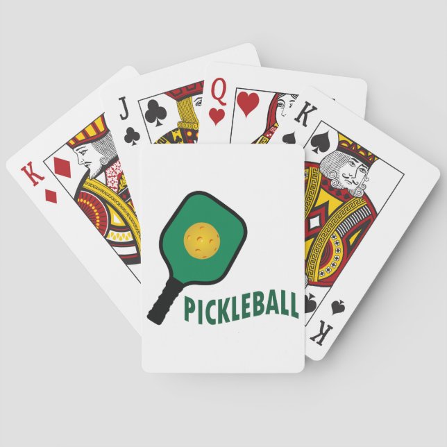 Pickleball Poker Cards (Back)