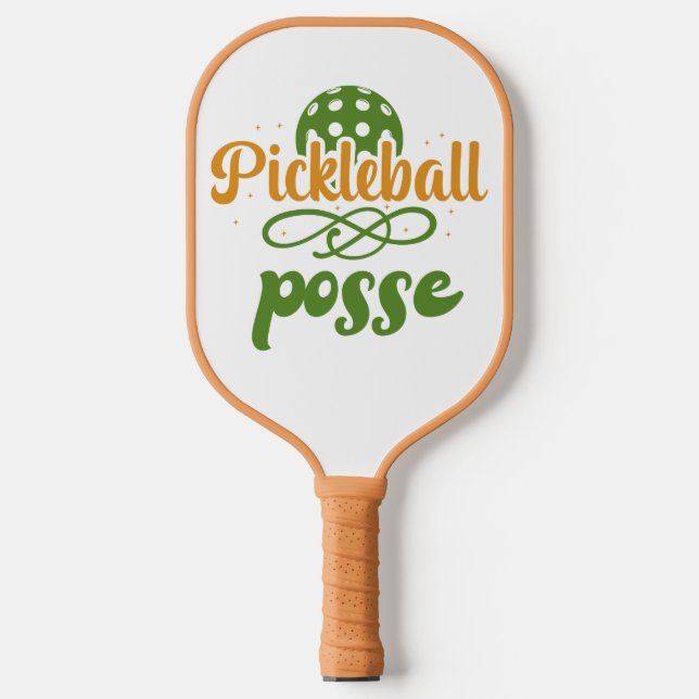 Pickleball Posse, Pickleball Gift Pickleball Posse Paddle (Front)