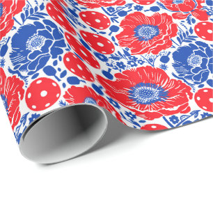 Pickleball  Present Wrap Wrapping Paper