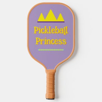 PICKLEBALL PRINCESS-Multi-colored Squares