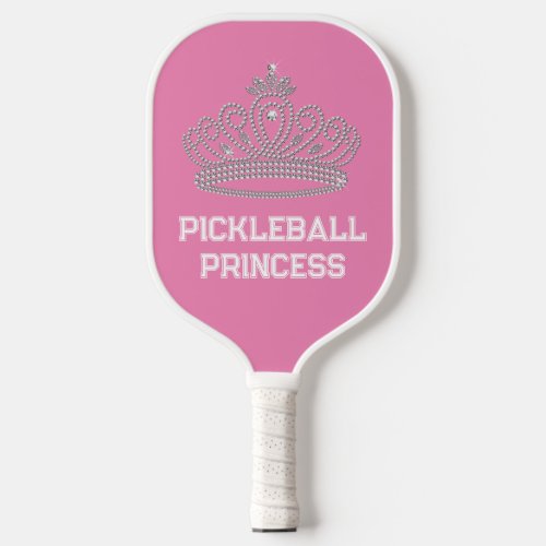 Pickleball Princess Pink and White Paddle
