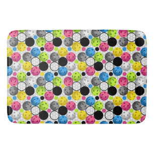 Pickleball Print Bathroom Mat