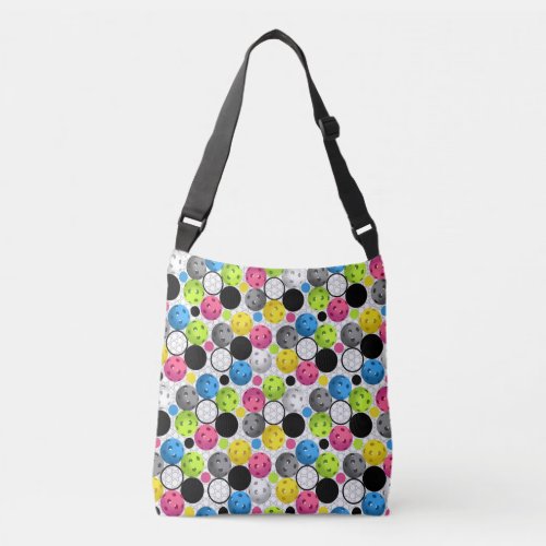 Pickleball Print Crossbody Bag