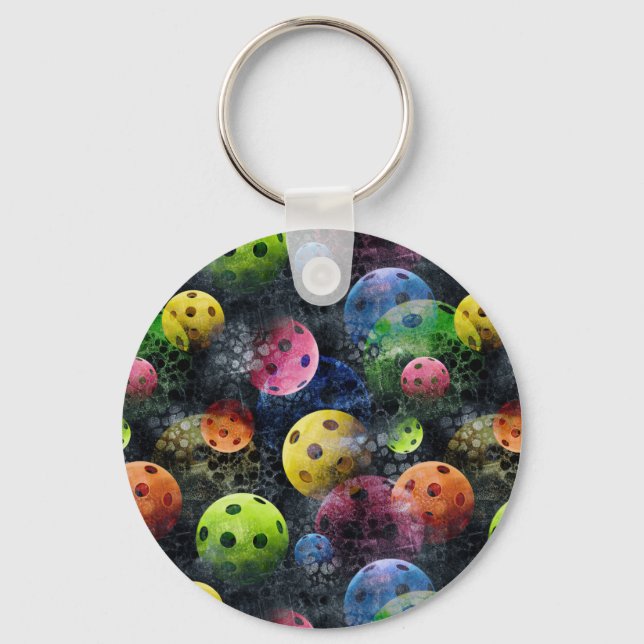 Pickleball Print Keychain (Front)