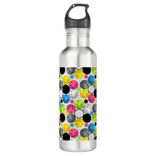 Pickleball Print Water Bottle