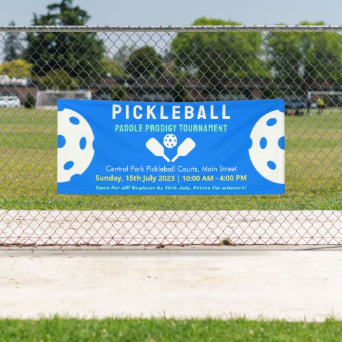 Pickleball Pro Blue Court Classic Tournament  Banner