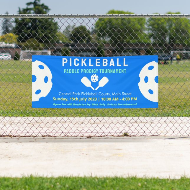 Pickleball Pro Blue Court Classic Tournament  Banner (Insitu)