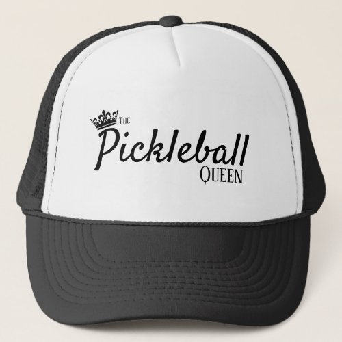 Pickleball Queen Animal Print Trucker Hat Trucker Hat