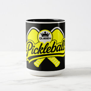 Pickleball Queen Champion Two-Tone Coffee Mug