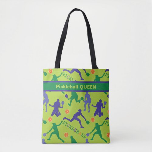  Pickleball Queen _ custom text Tote Bag