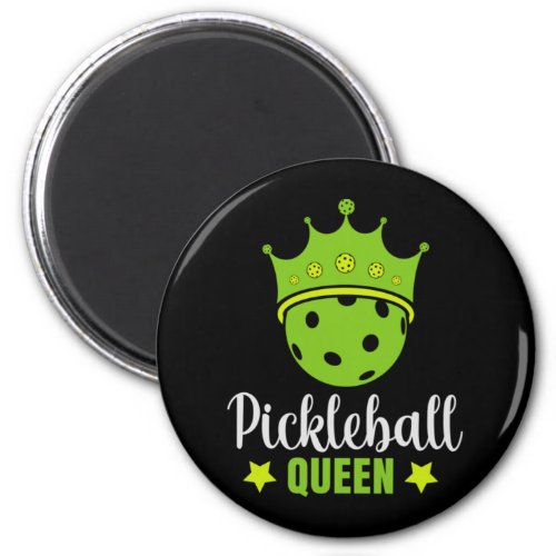 Pickleball Queen Funny Pickle Ball Queen Magnet