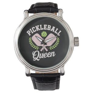 Pickleball Queen Funny Pickleball Player Watch