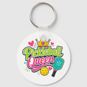 Pickleball Queen Gift for Pickleball Lovers Keychain