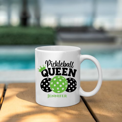 Pickleball Queen Personalized Coffee Mug