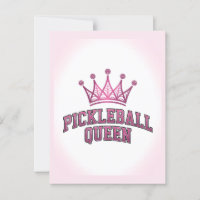 Pickleball Queen Postcard