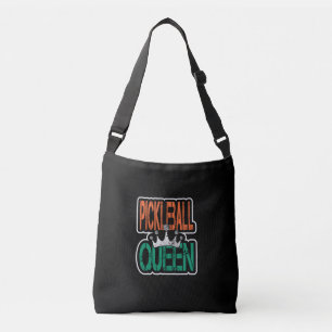 Pickleball Queen - Regal Court Elegance Crossbody Bag