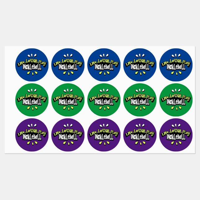 Pickleball Quote Labels (Sheet)