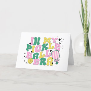 Pickleball Quote Letterpress Thank You Card