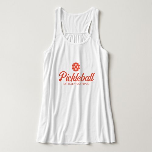 Pickleball racerback tank top for women