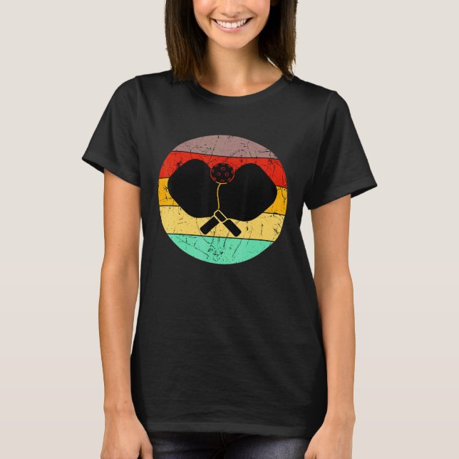 Pickleball Racket Sports Paddleball Players T-Shirt (Front)
