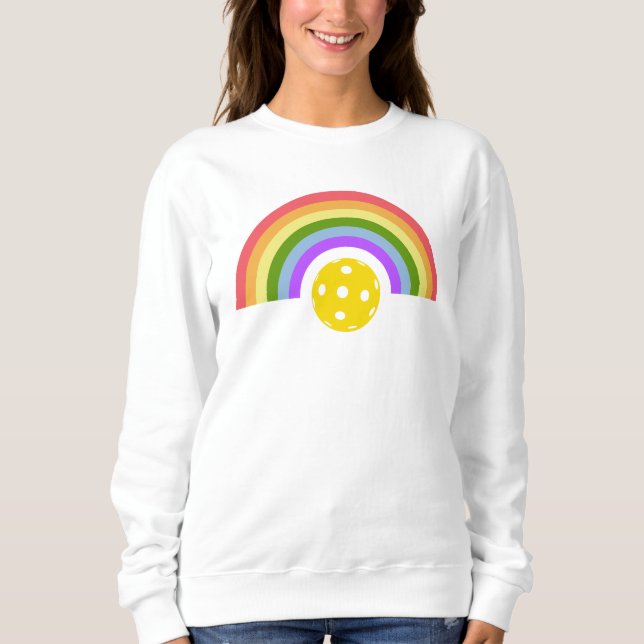 Pickleball Rainbow Sweatshirt (Front)
