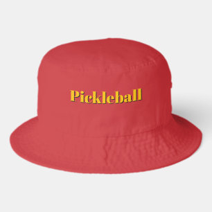 Pickleball Red Bucket Hat