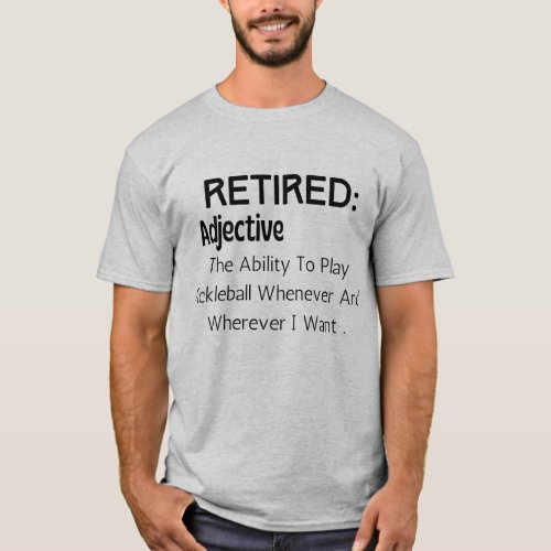 Pickleball Retirement Shirt for Grandpa 