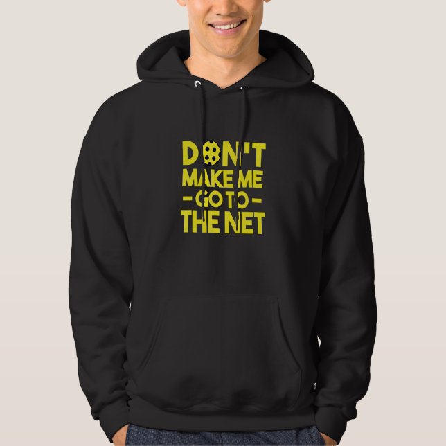 Pickleball Retro Paddleball Dink Player 3 Hoodie (Front)