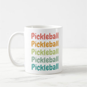 Pickleball Retro Pickleball Player Coffee Mug