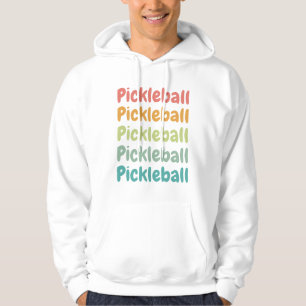 Pickleball Retro Pickleball Player Hoodie