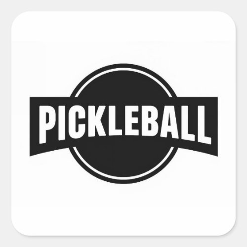 Pickleball  round stickers