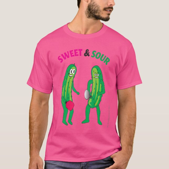 Pickleball s Sweet And Sour T-Shirt (Front)