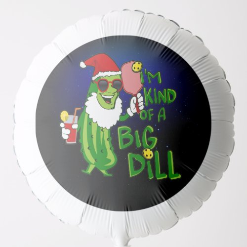 Pickleball Santa Big Dill Balloon