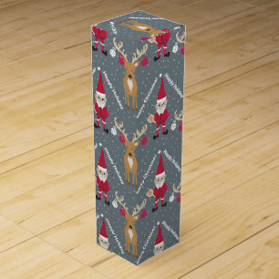  Pickleball Santa 🎅Merry Christmas 🎁 Wine Box