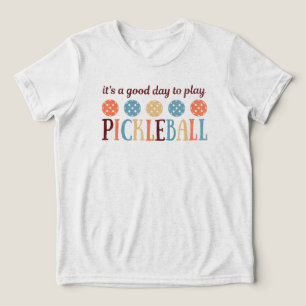 Pickleball Saying Funny Quote Tri-Blend Shirt