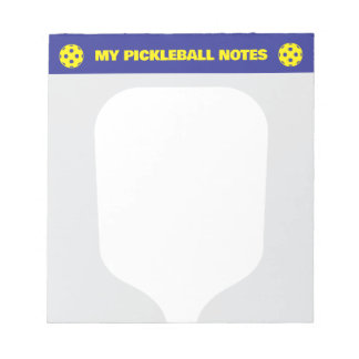 Pickleball score notepads for player and coach
