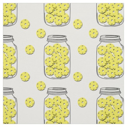 Pickleball season. Custom colour background! Fabric