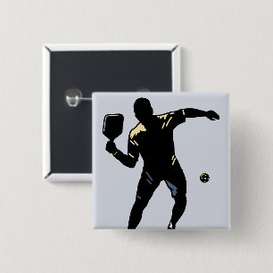 PICKLEBALL SILHOUETTE ATTACK BUTTON