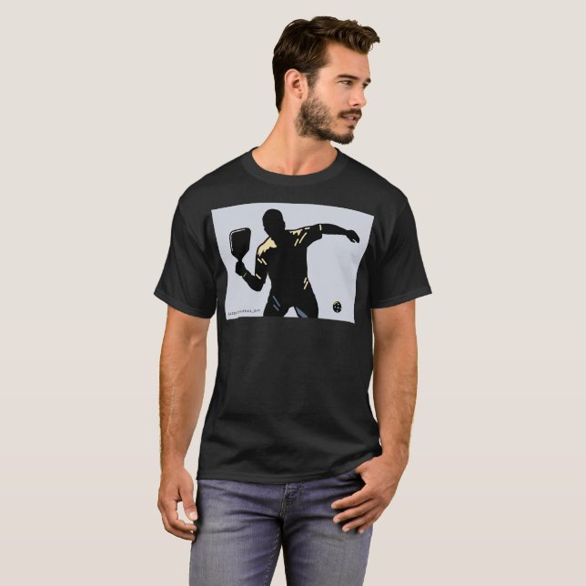 PICKLEBALL SILHOUETTE DINK T-Shirt (Front Full)