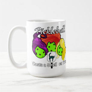 Pickleball Sister Witches Halloween Coffee Mug