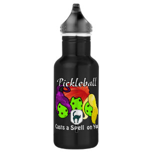 Pickleball Sister Witches Halloween Stainless Steel Water Bottle