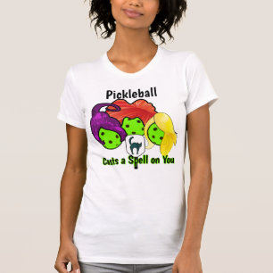 Pickleball Sister Witches Halloween T-Shirt
