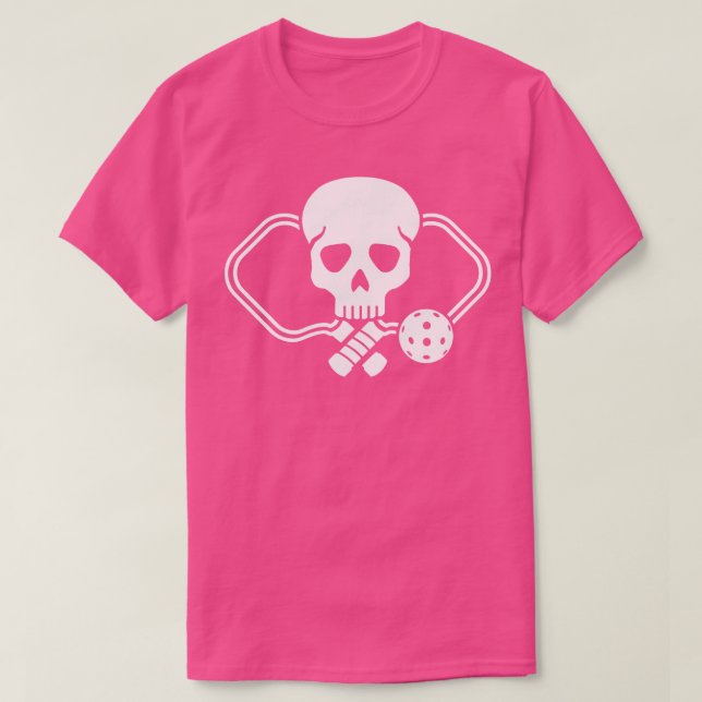Pickleball skull T-Shirt (Design Front)
