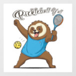 Pickleball Sloth T- Pickleball Y&#39;all Wall Decal