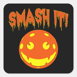 Pickleball Smash it Square Sticker