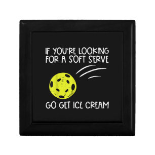 Pickleball Soft Serve Get Ice Cream Pickle Ball Me Gift Box